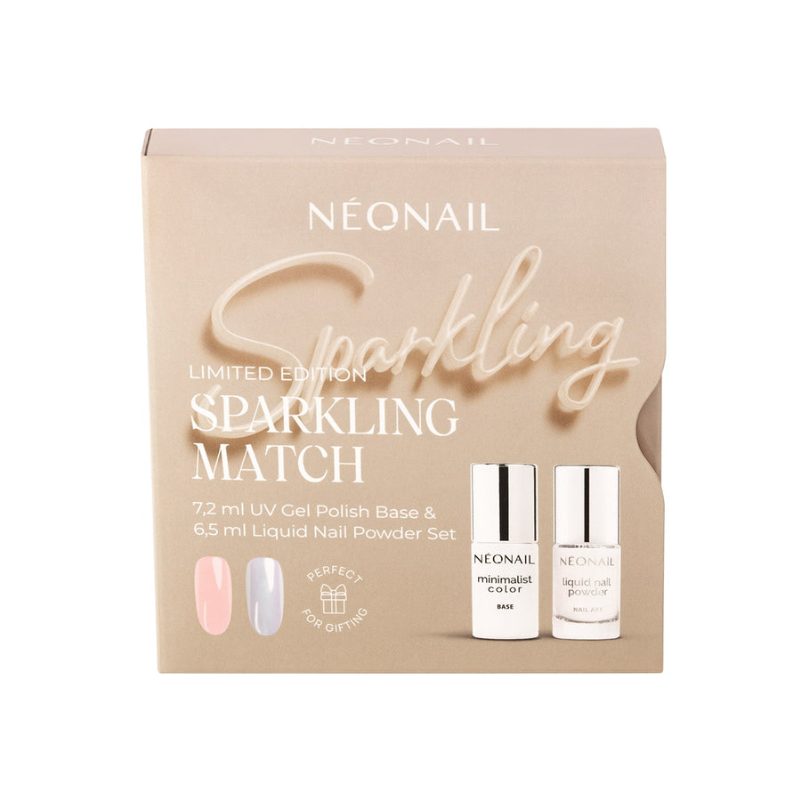 Sparkling Match – Set Base 7,2 ml & Polvere Unghie Liquida 6,5 ml