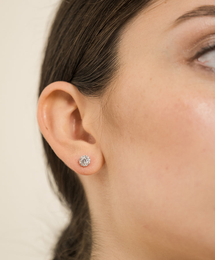 Orecchini a Bottone Gioia Argento