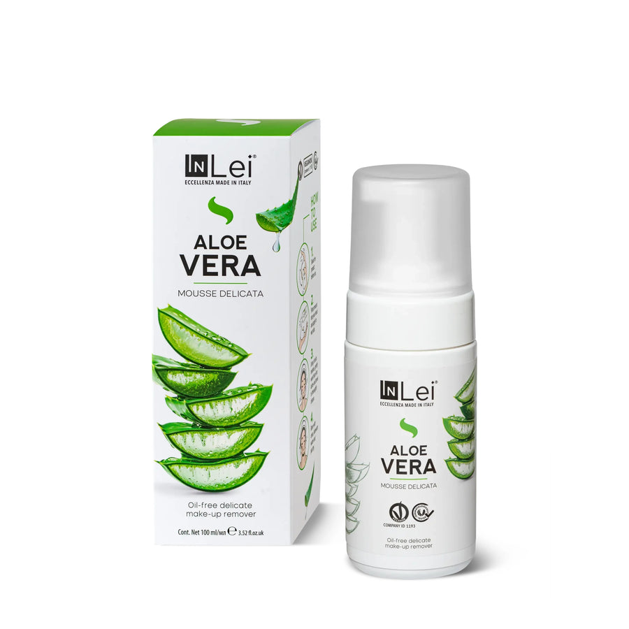 MOUSSE ALOE VERA | struccante delicato per ciglia e viso 100ml
