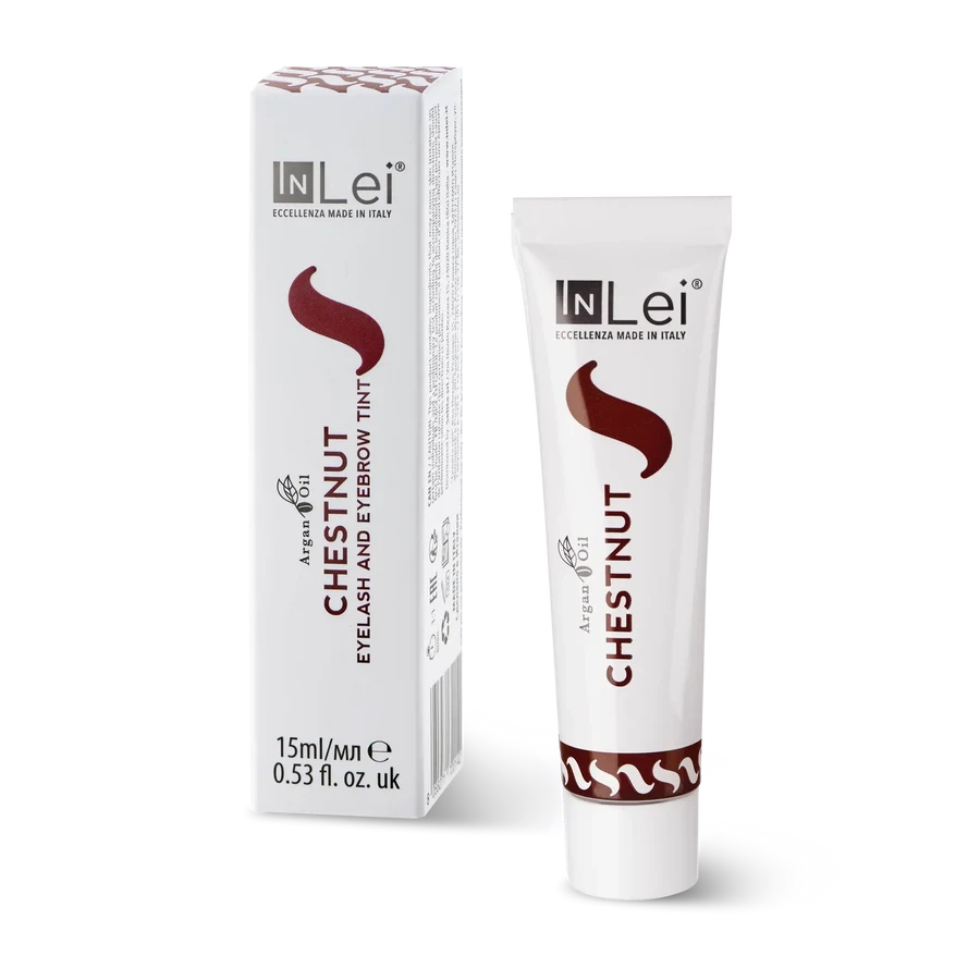 CHESTNUT | tinta castana per ciglia e sopracciglia con olio di Argan 15ml