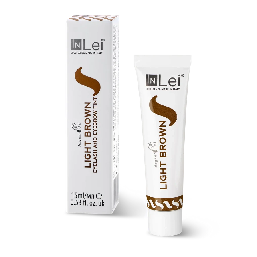 LIGHT BROWN | tinta marrone chiaro per ciglia e sopracciglia con olio di Argan 15ml