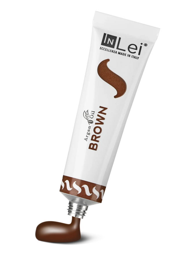 BROWN | tinta marrone per ciglia e sopracciglia con olio di Argan 15ml