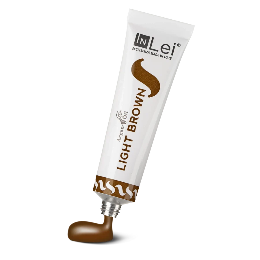 LIGHT BROWN | tinta marrone chiaro per ciglia e sopracciglia con olio di Argan 15ml