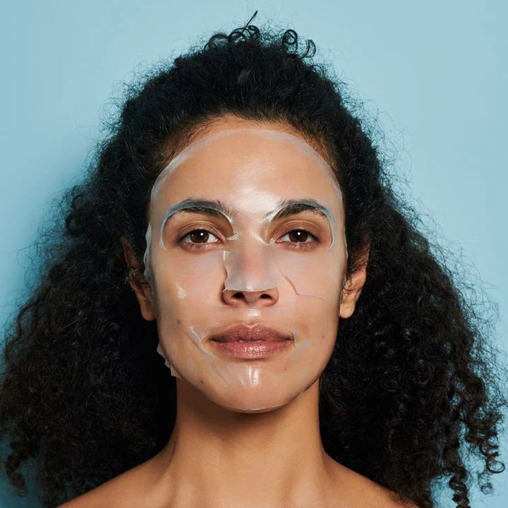 Longevity Night Maschera idrogel nutriente al riso e al collagene