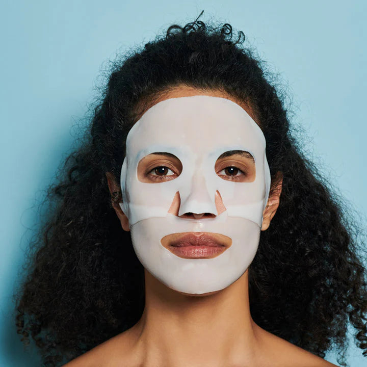 Longevity Night Maschera idrogel nutriente al riso e al collagene