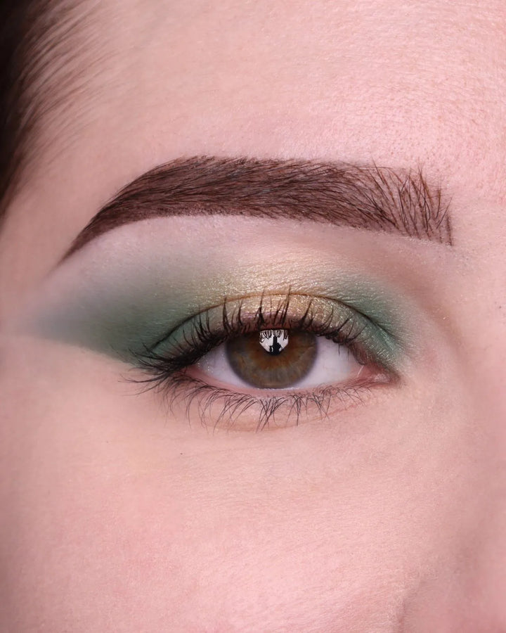 Long Lasting EyeDuo Pencil puroBIO 102L Oro Satinato / Verde Muschio Satinato