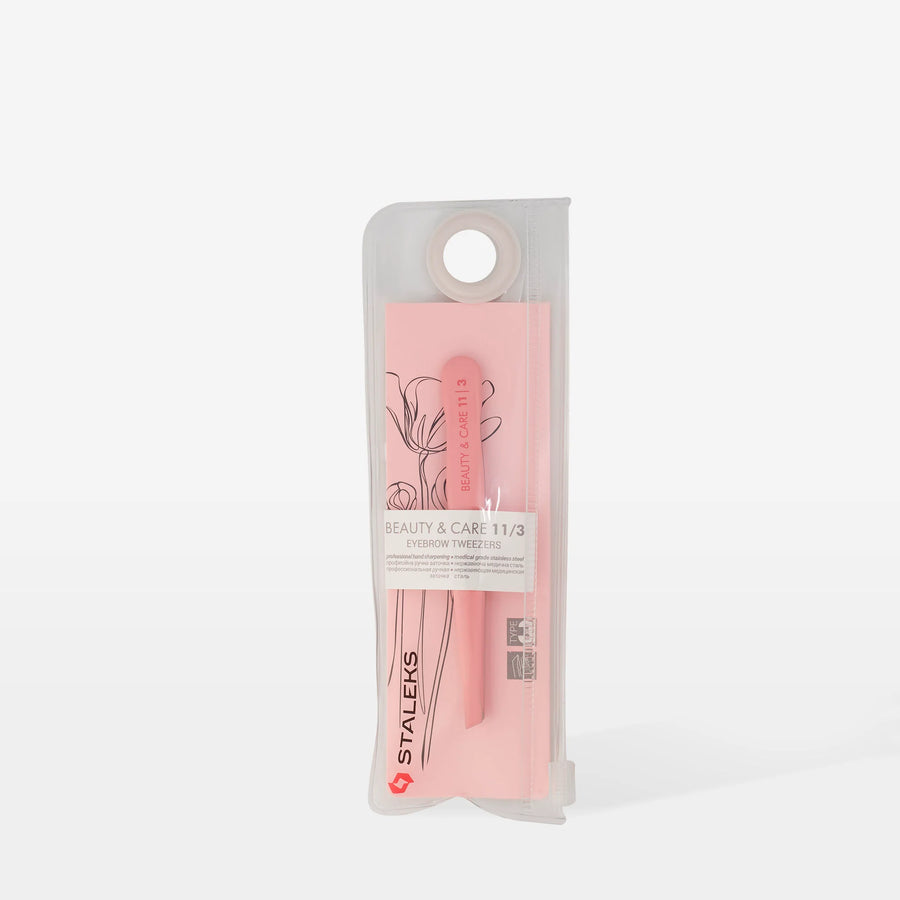 Pinzette per sopracciglia BEAUTY & CARE 11 TYPE 3 (largo con inclinazione)