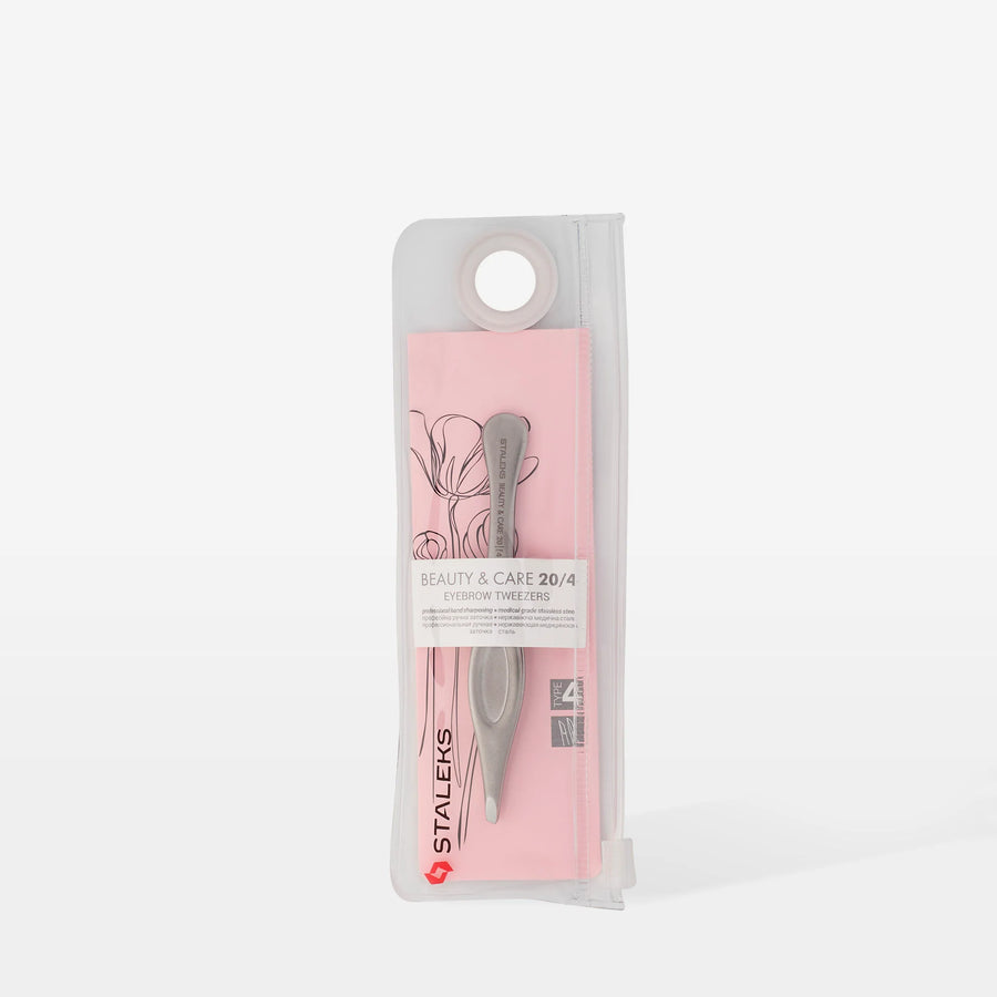 Pinzette per sopracciglia BEAUTY & CARE 20 TYPE 4 (inclinato stretto)