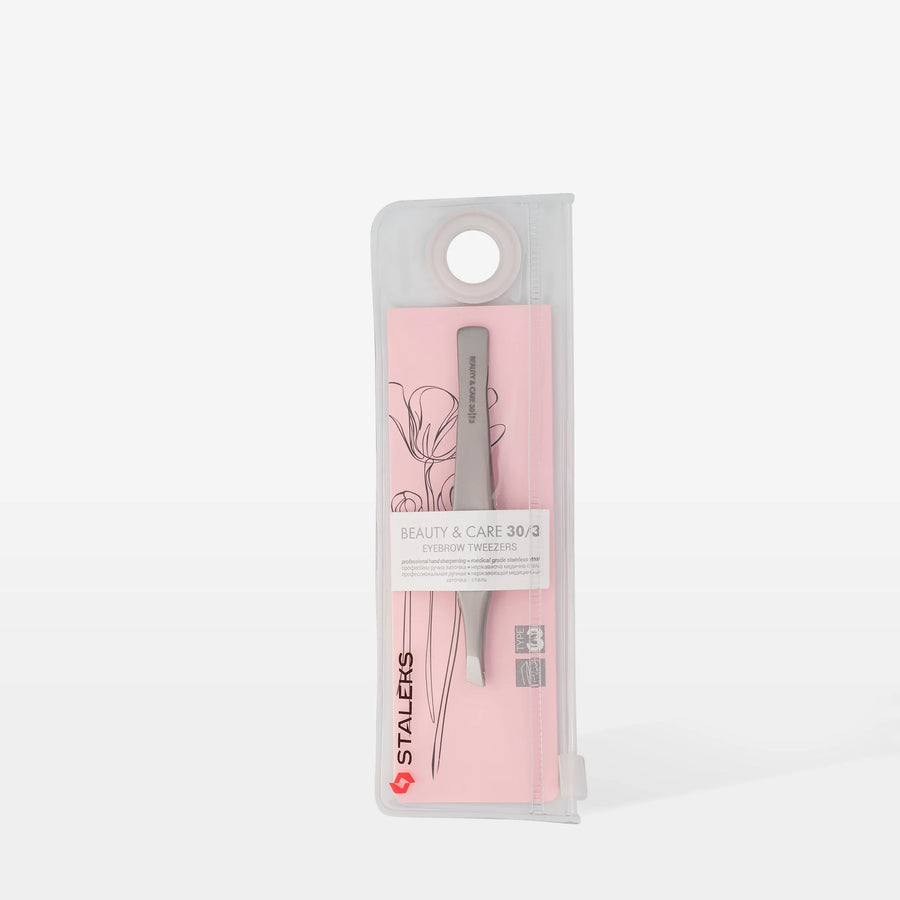 Pinzette per sopracciglia BEAUTY & CARE 30 TYPE 3 (largo con inclinazione)
